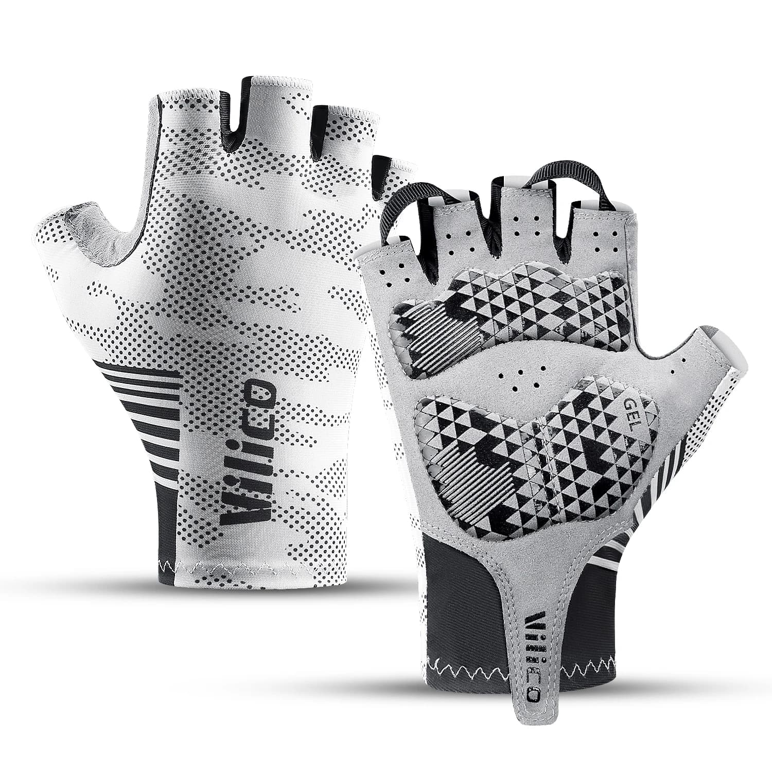 Padded Shock Absorbing Summer Bike Gloves Breathable Men Cycling Gloves for Road & MTB Riding