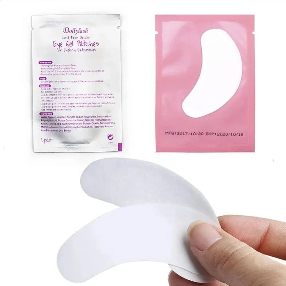 50 pcs Eyepatch Gel Bearings For Latex Bearings Under Mask For Eyes Patch Gel Collagen EyepatchCrystal ExtensionBest Without Peel