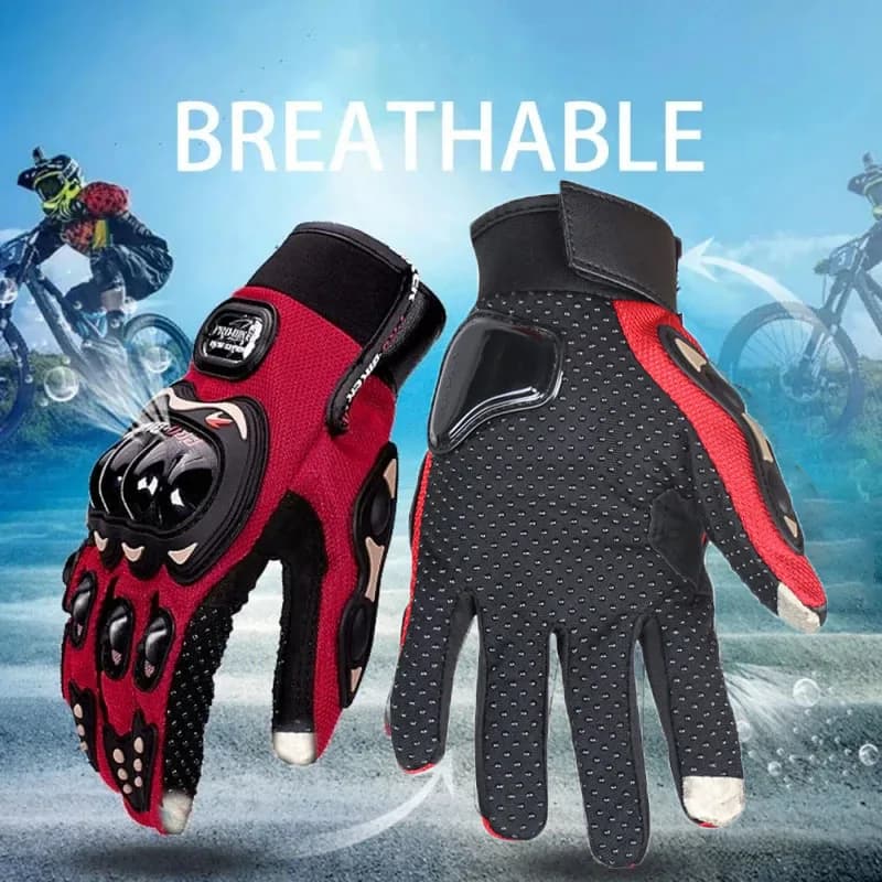 Guanti da ciclismo estivi per moto Guanti anticaduta Guida all'aperto Accessori per moto traspiranti Guanti in rete Moto antiscivolo