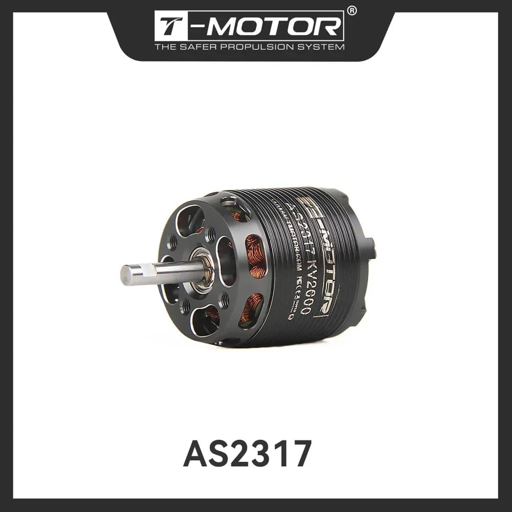 Motore Brushless T-MOTOR T-Hobby AS2317 3-4S KV800 KV1250 KV1400 KV1850 KV200 KV2500 Albero Lungo per Aeroplani 3D Trainer