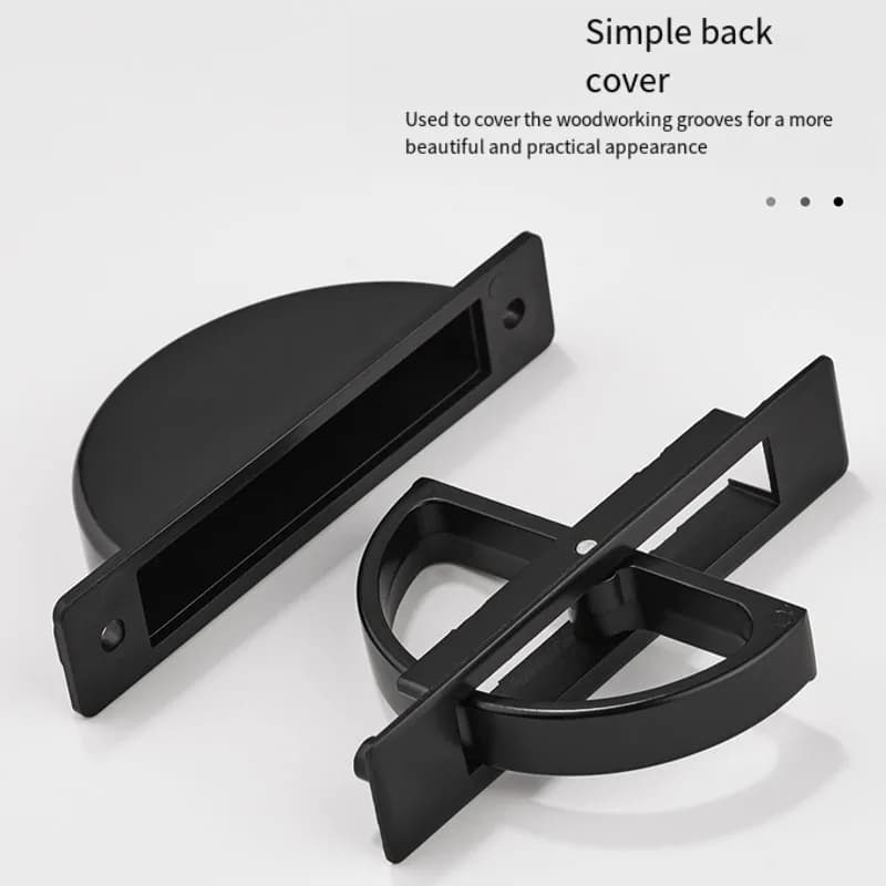 Cassetto da pavimento Tatami da 1 pezzo con maniglia invisibile, armadio portaoggetti moderno e minimalista con tirante da incasso nero per soggiorno camera da letto