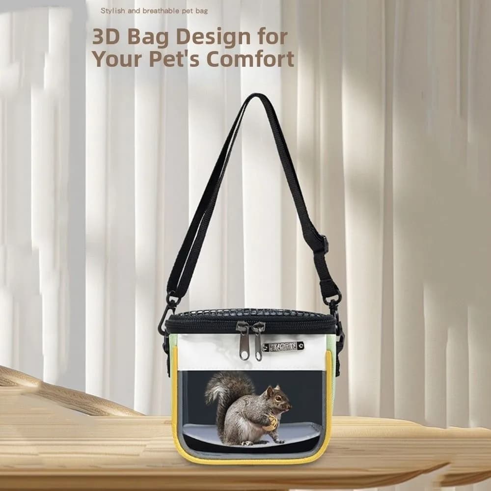 Breathable Pet Carrier Bag Ventilated Adjustable Small Pet Carrier Lightweight Portable Pet Takeaway Bag Daily Outing
