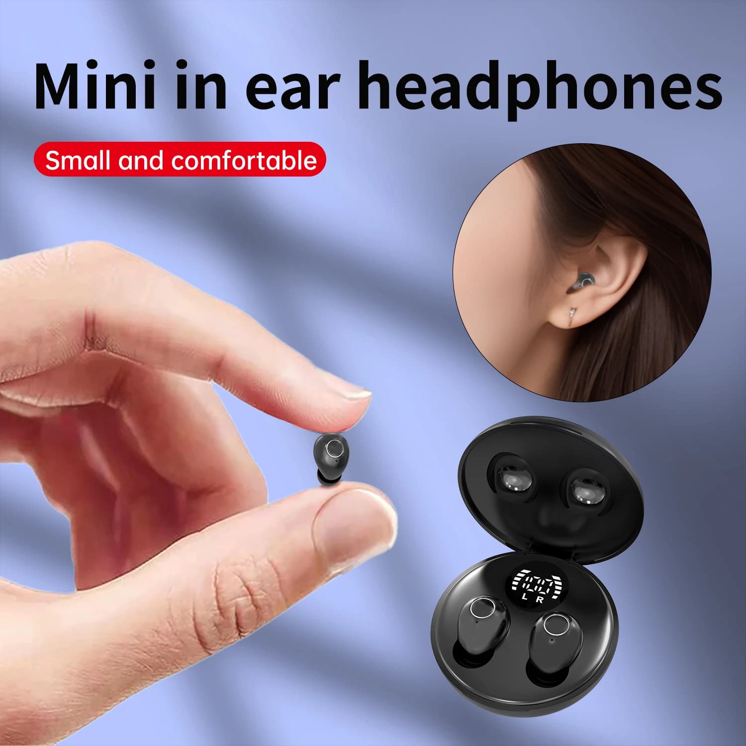 SK31 TWS Wireless Headphones Bluetooth Touch Control Sports Headphones Hi-Fi stereo gaming headphones with smartphone microphone