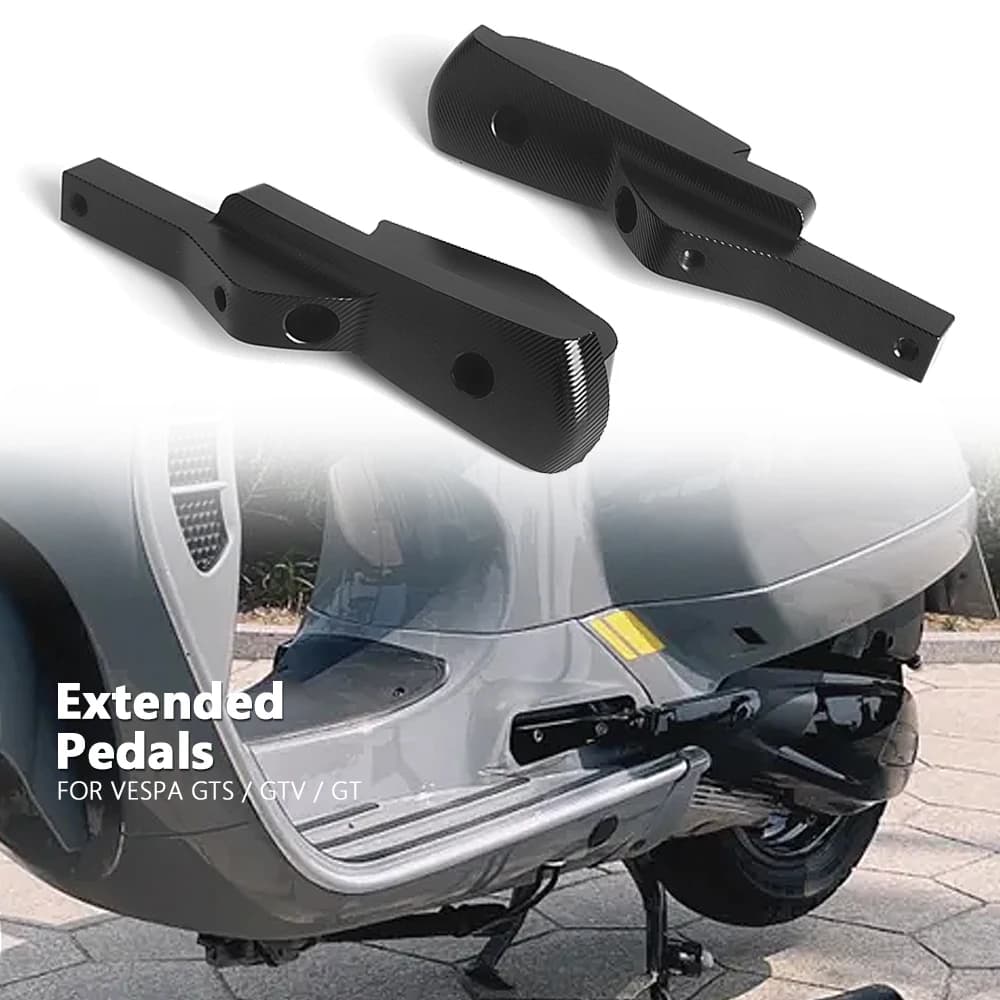 Moto In Alluminio Per VESPA GTS300 GTS250 GTV125 GT60 Pedane Posteriori Poggiapiedi Pioli Pedale GTV GT GTS 125 200 250 300 150 60