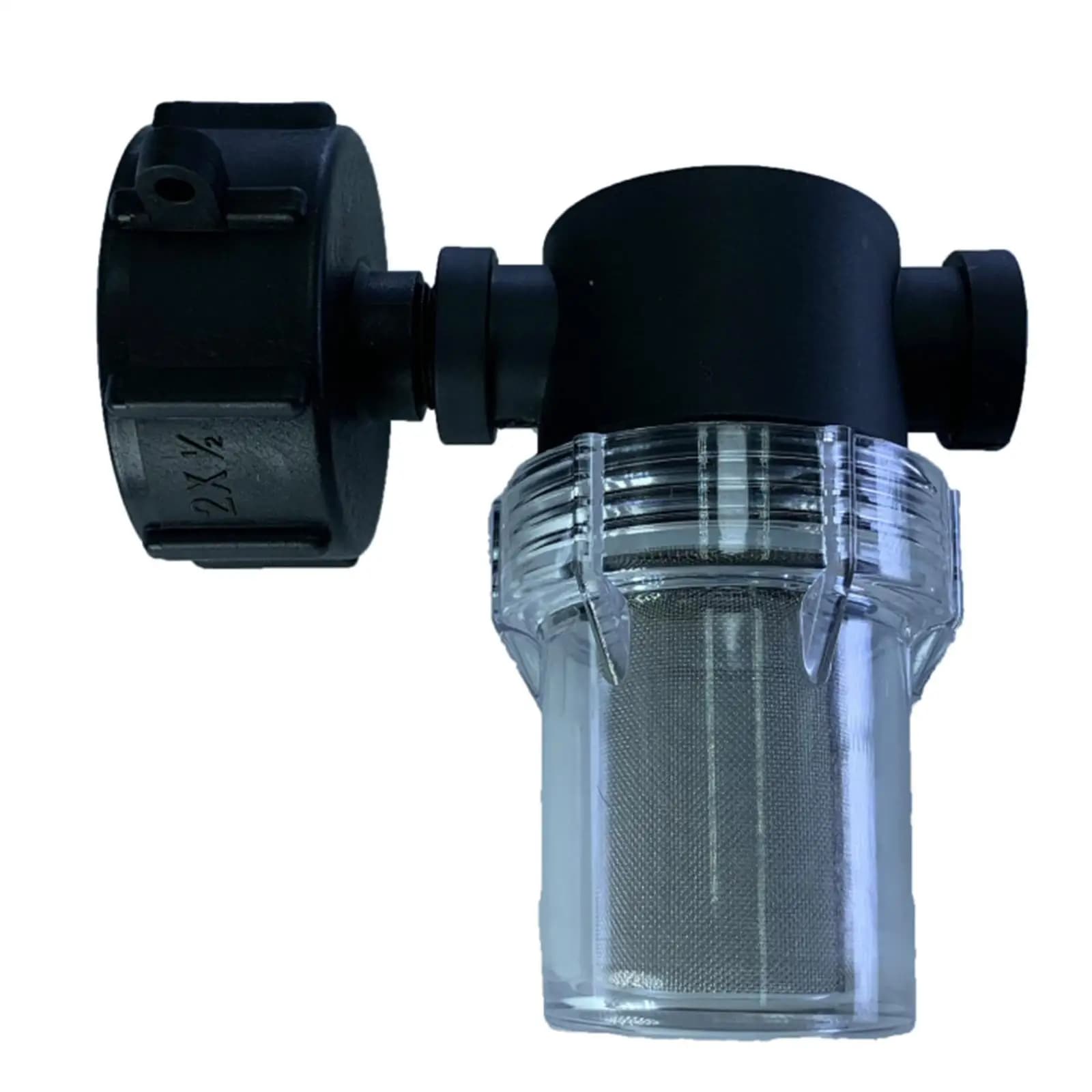 Connettore per Barile IBC con Adattatore per Tubo da Giardino e Filtro per Uscita Serbatoio Acqua