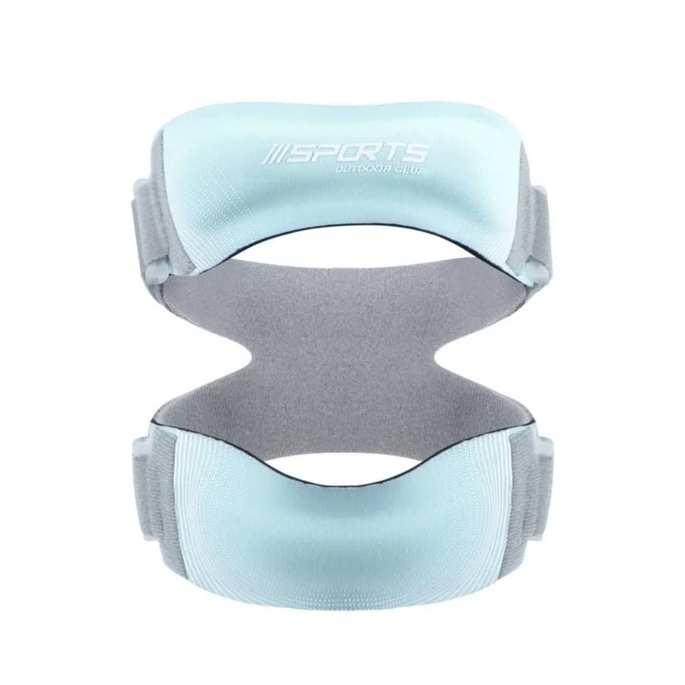 Supporto per Ginocchio Regolabile con Fascia Ergonomica a Pressione, Comodo Supporto per Tendini con Doppia Imbottitura in Silicone, Fascia per Ginocchio Sportiva