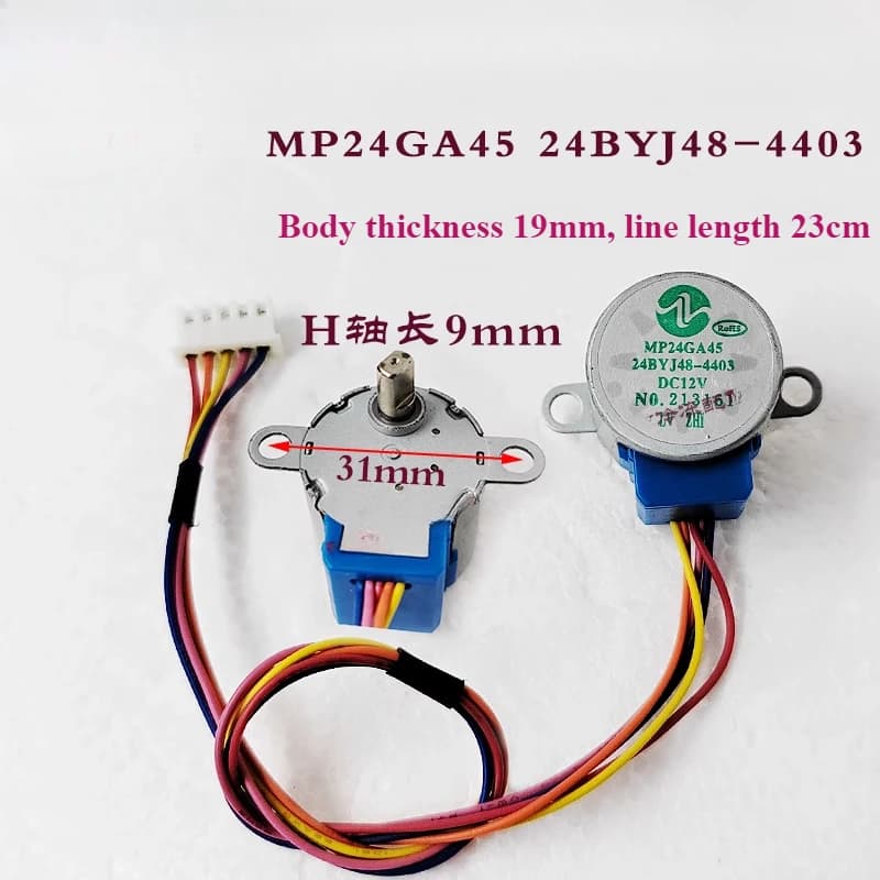 Motore sincrono del condizionatore d'aria MP24GA45 24BYJ48-4403 Motore eolico a pendolo
