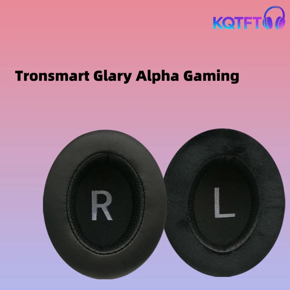 Cuscinetti di Ricambio per Cuffie da Gaming Tronsmart Glary Alpha, Imbottiture in Pelle e Velluto, Copertura per Auricolari