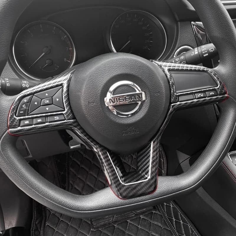 ABS Chromed Interior Steering Wheel Adjust Switch Sequins Button Trim Cover For Nissan Qashqai J11 2017 2018-2022 Car Accessories