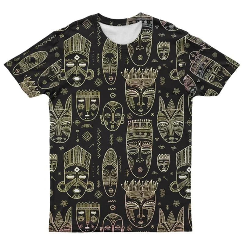 Africa Ethnic T-Shirts African Dashiki 3D Printed Men Women Fashion Streetwear Oversized Short Sleeve T Shirt Tees Tops Clothing