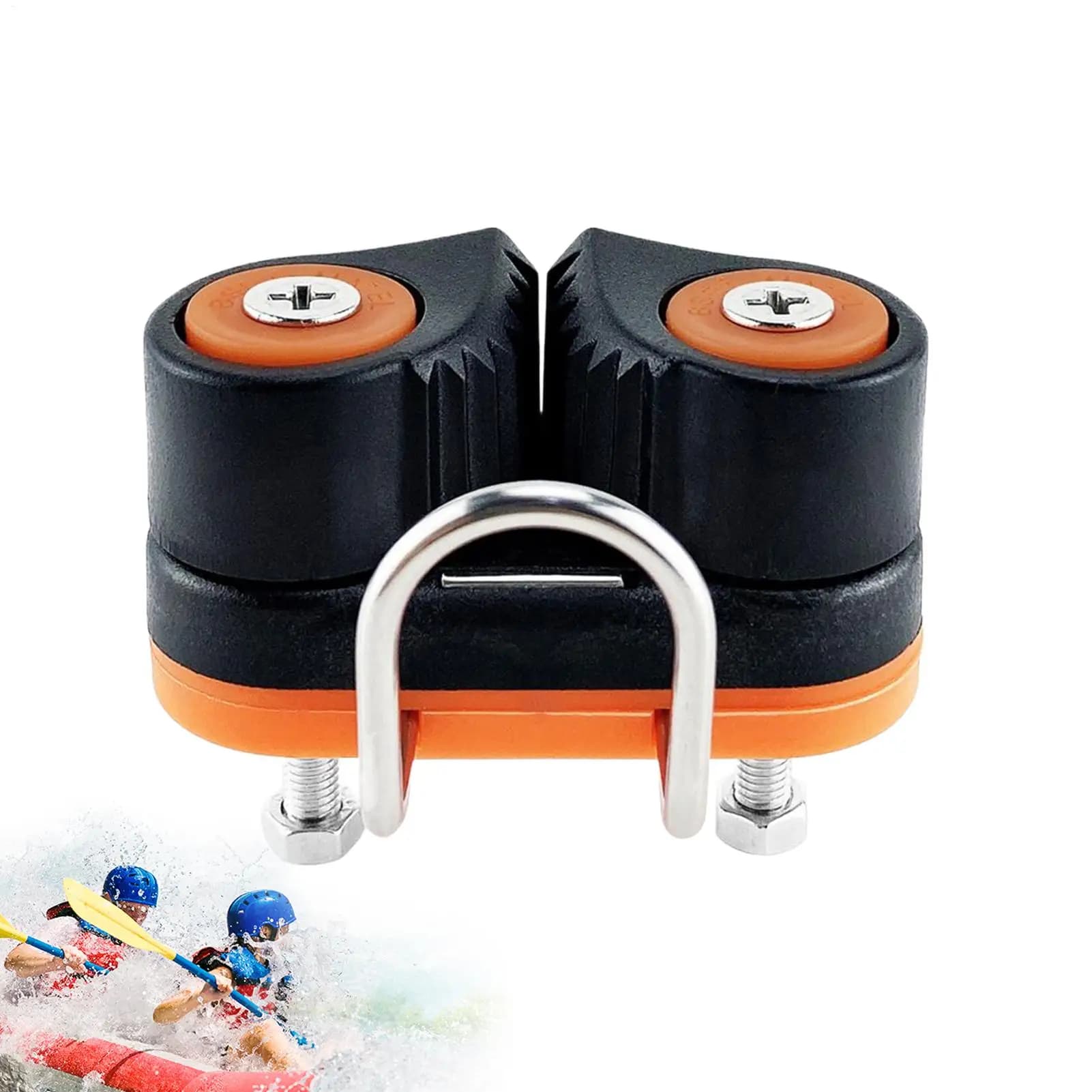 Morsetto a camma in nylon per kayak, connettore automatico per cavi nautici, morsetto a camma per fune, per canoa, barca, pilota, accessori marini