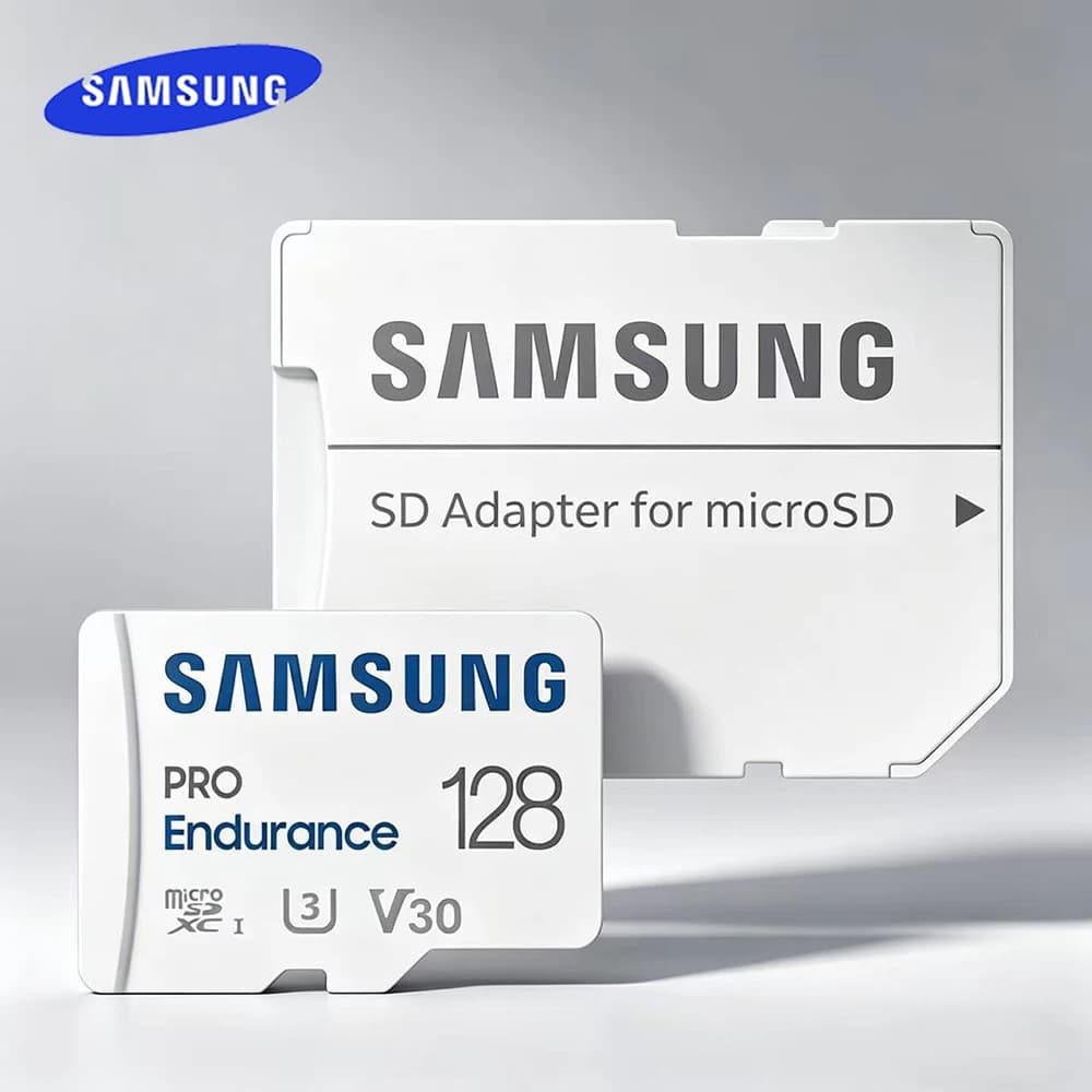 Samsung PRO Endurance TF Storage Card for Surveillance And Car Recording U1 V10 Speed Class 100M Suitable for Monitoring Cards
