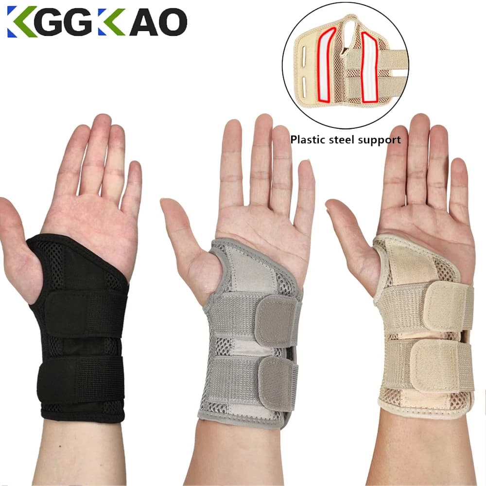 Fitness Thumb tutore per il polso avvolge Tunnel carpale artrite tendinite distorsione supporto per il polso fasciatura palestra sport a casa protezione per le mani