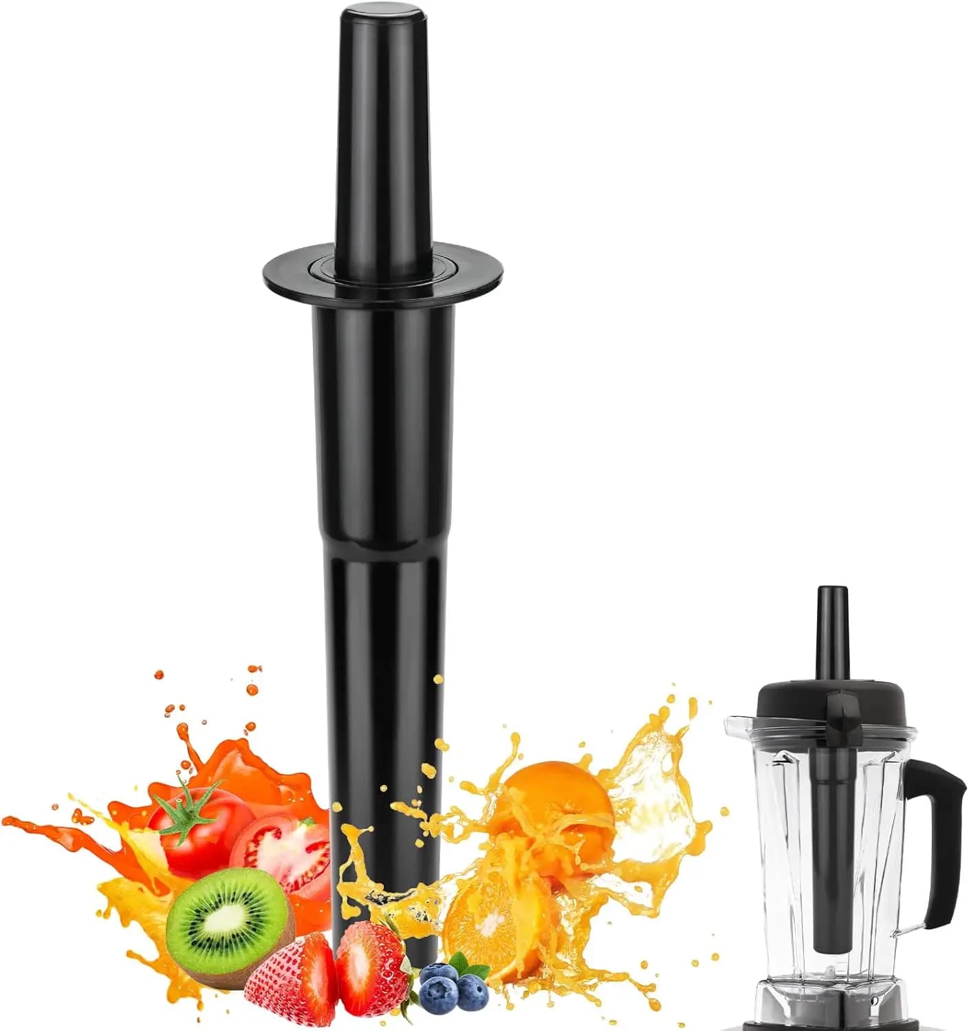 Ricambio Classico per Frullatore Compatibile con Contenitori Standard Vitamix da 64oz, Accessori Asta Frullatore da 12,2 Pollici per Modelli 5200 6300 5000 760