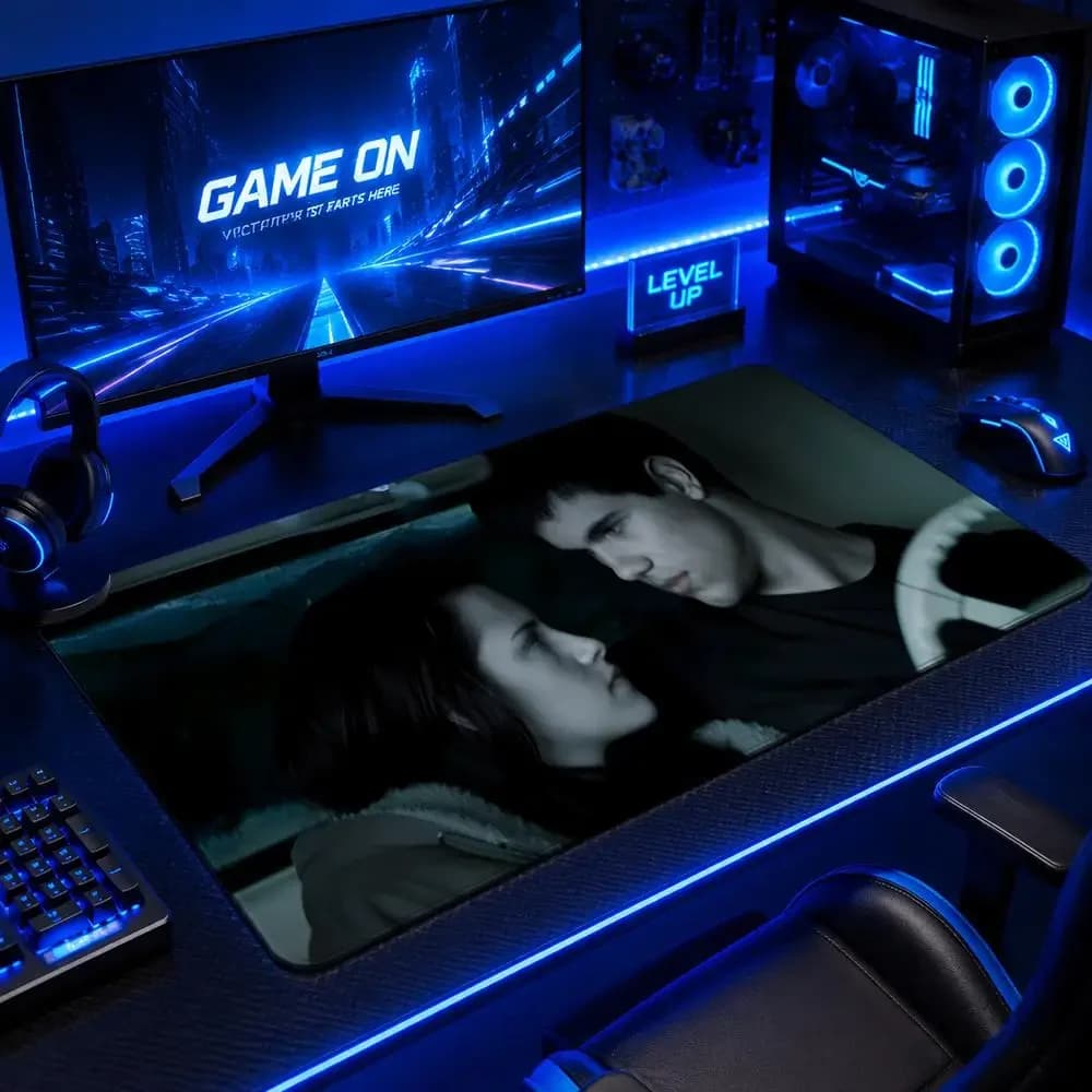 Classic Movie T-TwilightS Mouse Pad Gaming Mouse Pad Desk Mat Waterproof Non-Slip Rubber Base Stitched Edges Office