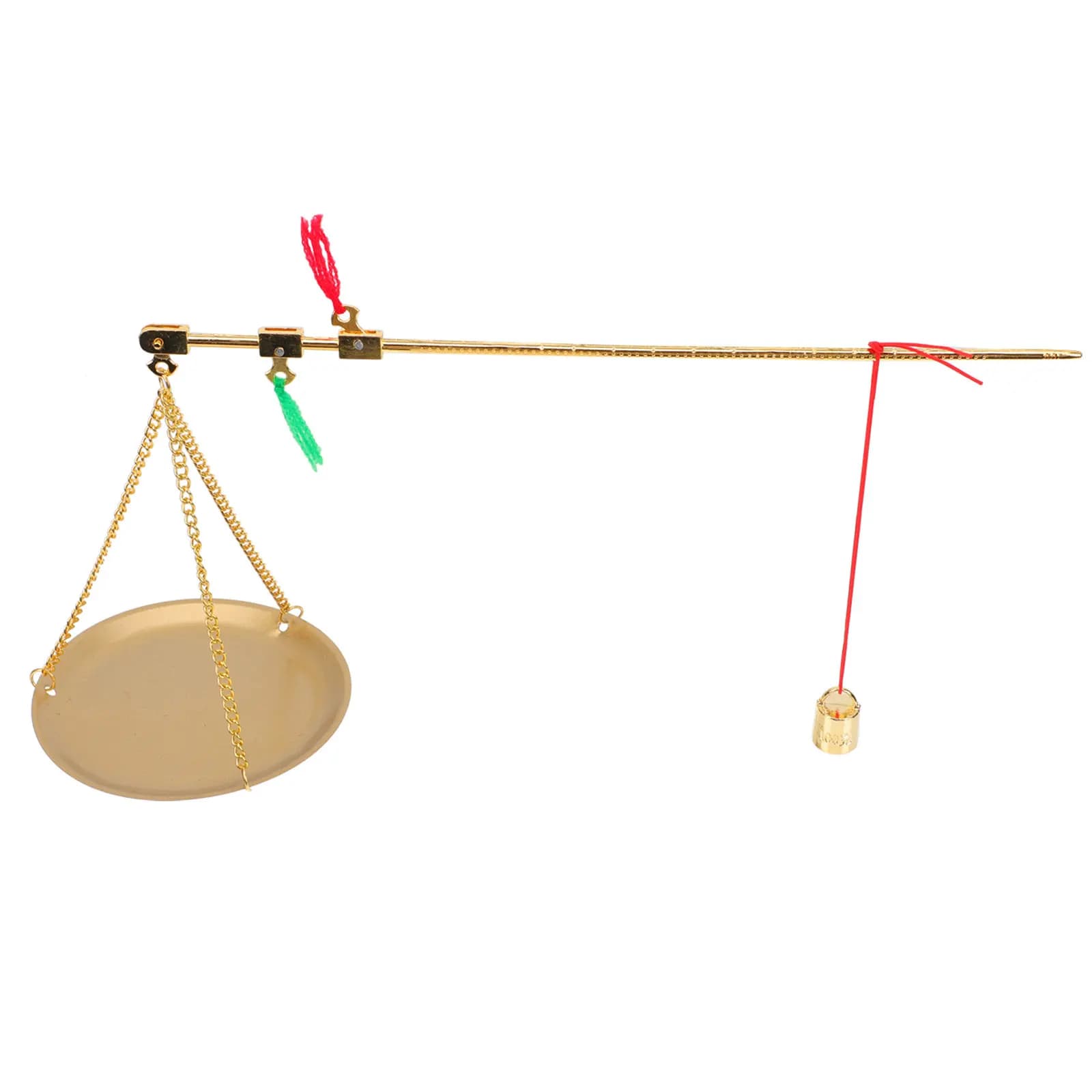 Portable Handheld Chinese Medicine Scale Small Copper Gram Scale Vintage Style for Tcm Tea Dried Fruit Gold Silver Jewelry