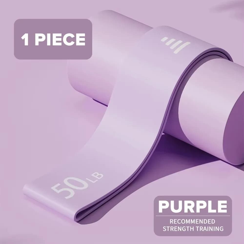 Antiskid Elastic Band for Glutei and Gambe, 4 Levels of Resistance, Silicone Elastic Bands for Training