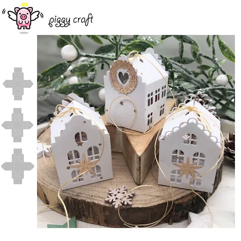 Piggy Craft Metal Fustelle Cutting Die Mold New Home Decoration Box Scrapbook Craft Paper Knife Blade Punching Machine Stencil Dies