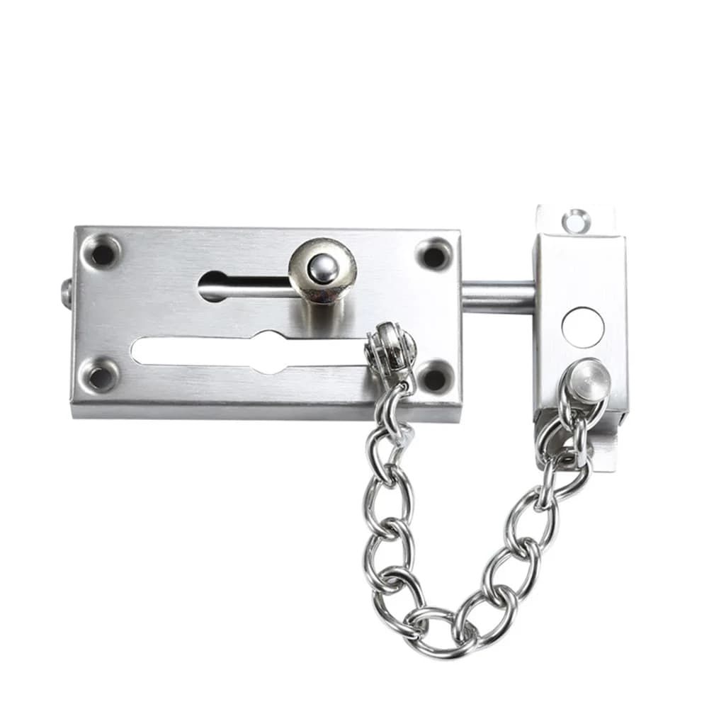 Proteggi la tua casa con la serratura a catena della porta antifurto, installazione semplice, adatta per porte residenziali e di appartamenti