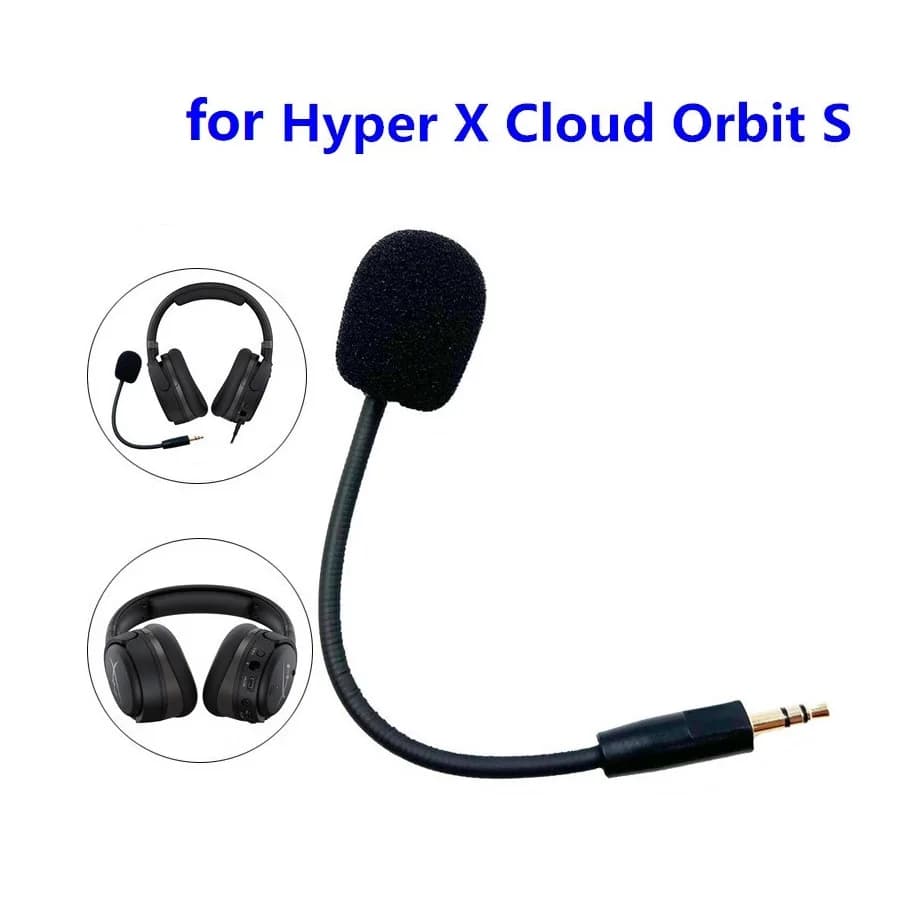 Mic 3.5mm Microphone Boom for Kingston Hyper X Cloud Orbit S game headphone accessories