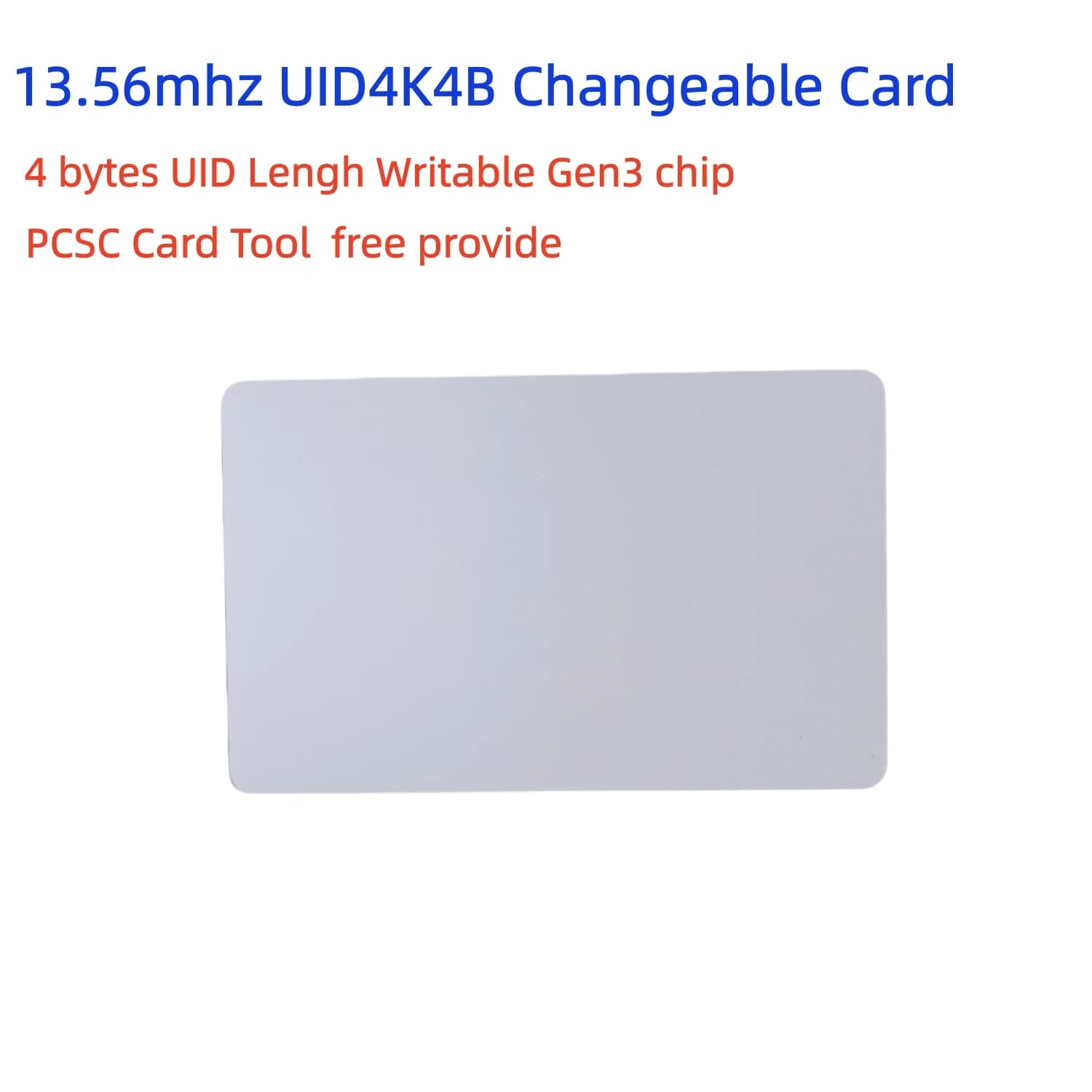 Scheda RFID NFC S70 4k con memoria UID, blocco 0 da 4 byte, GEN3, riscrivibile, modificabile, 13.56mhz, per copia, clonazione e backup