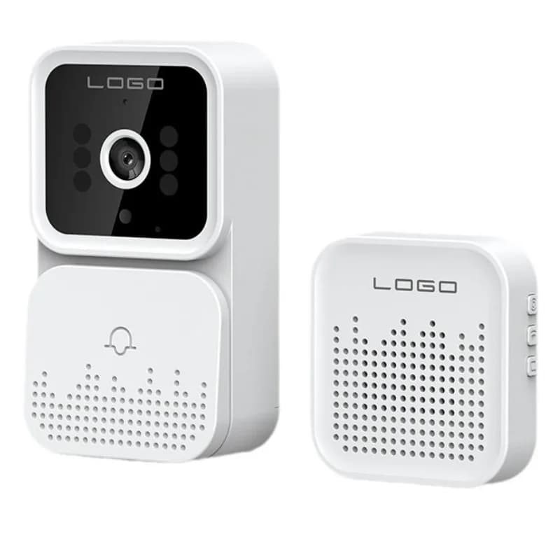 Low Power Smart Video Doorbell, Wireless Remote Monitor, HD Night Vision, Two-Way Talk & Snapshot for Home
