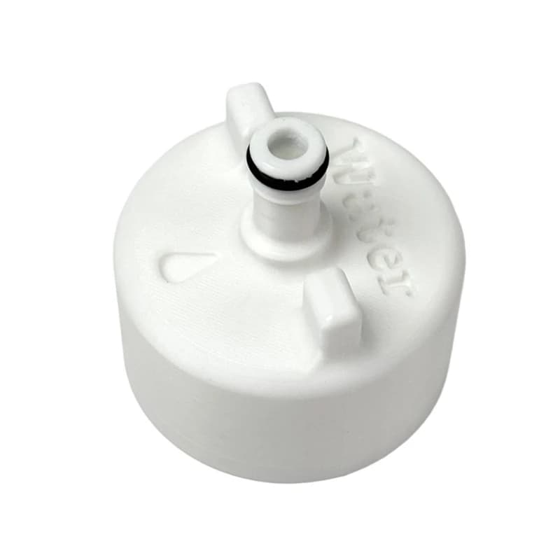 57BA Campers Water Fill Adapter Accessory for Travel Trailer, White Round Fitting