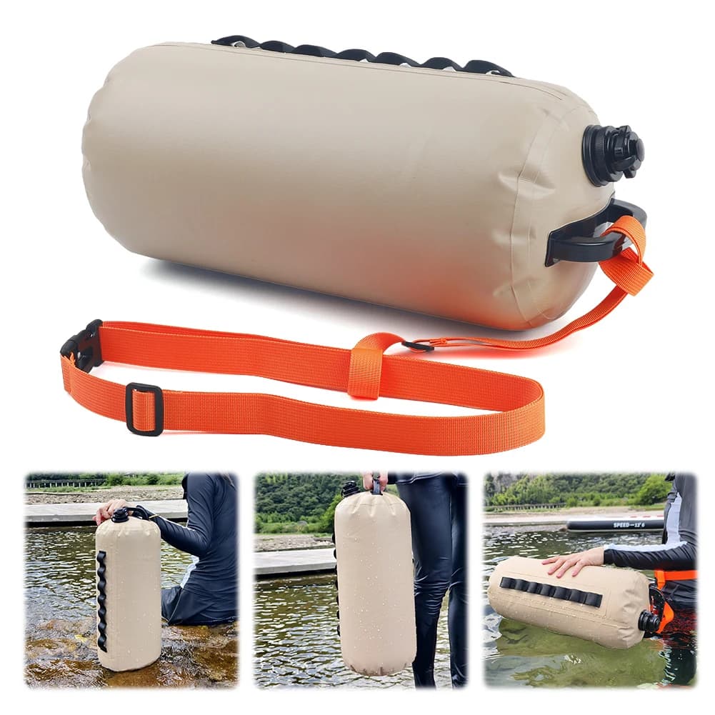 3-1PCS Boa da nuoto Galleggiante Borsa multifunzionale per pesi d'acqua Borsa per riporre l'acqua Borsa per contenitore dell'acqua per lo snorkeling in piscina sulla spiaggia