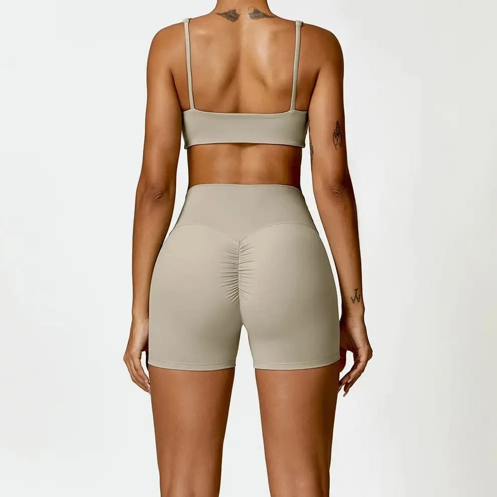 2 pezzi tuta da yoga set sportivo da donna set da yoga stretto nudo set da palestra ad asciugatura rapida donna corsa allenamento camicia sportiva a maniche lunghe abbigliamento
