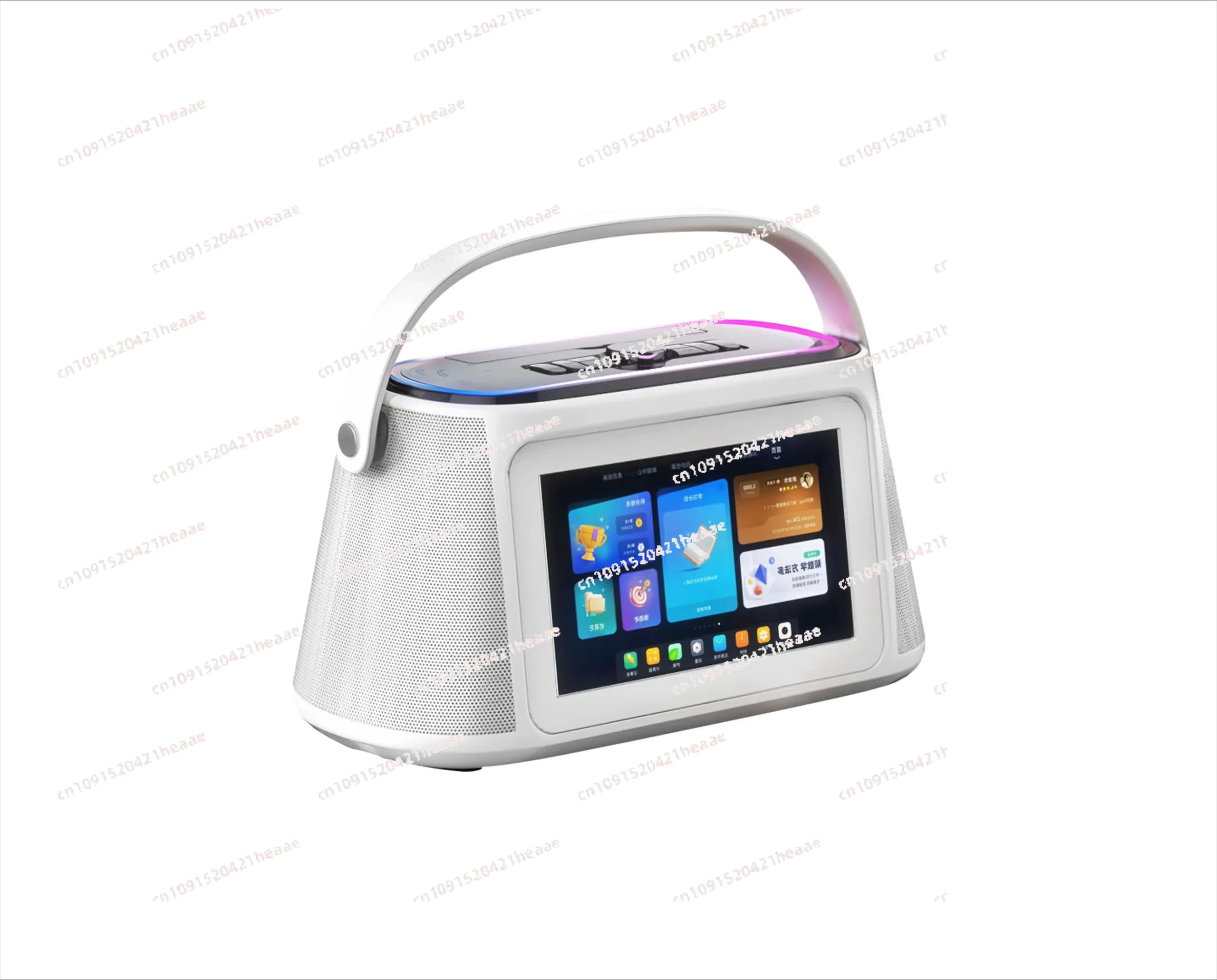 Adatto per il NUOVO DESIGN P10 Boombox Altoparlante 2*40W Macchina per karaoke Grande potenza con Smart Screen da 10,1 pollici Versione Android 13.0