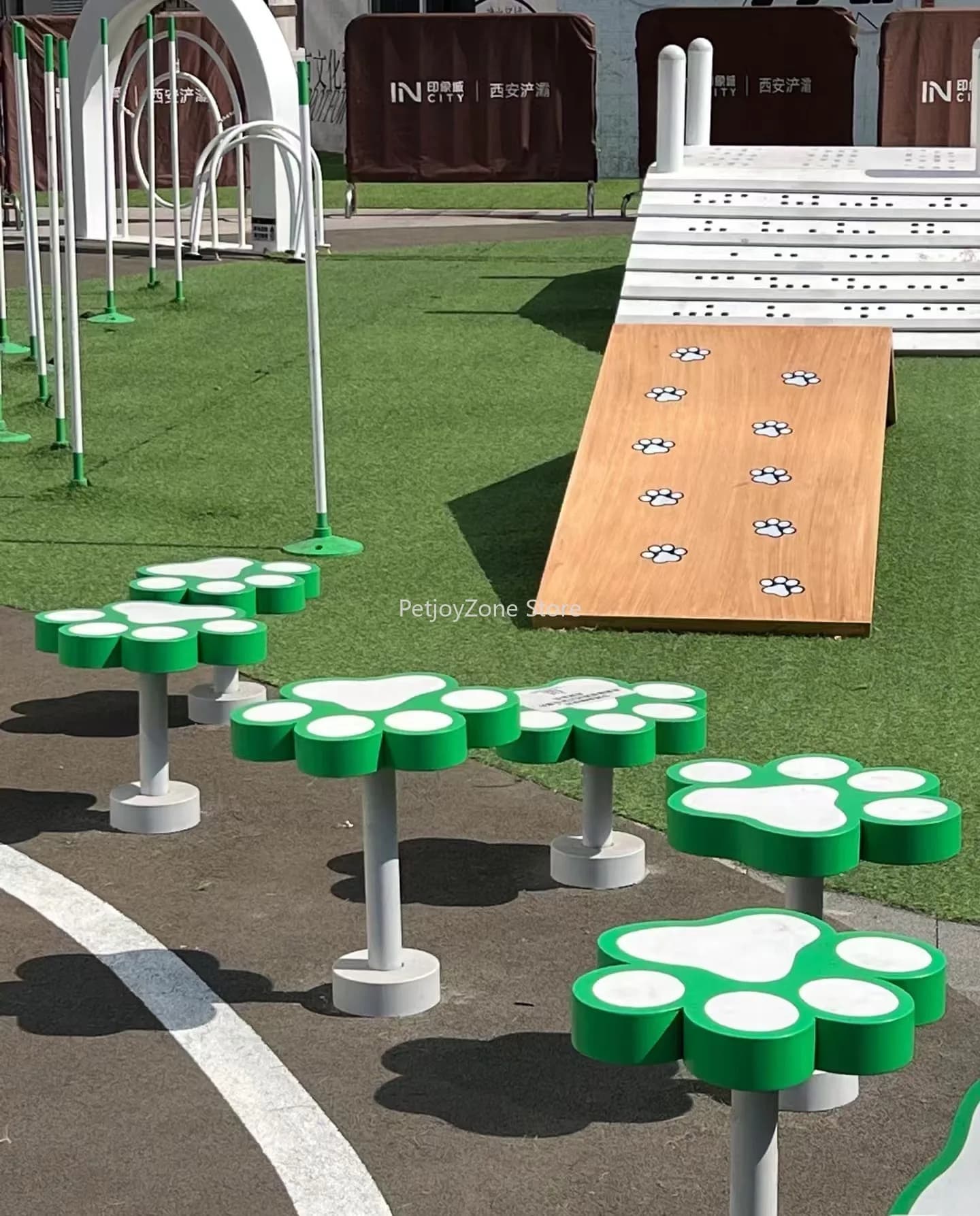 Easy Assembly And Eco-Friendly Pet Training Equipment Modular Agility Training Platforms For Outdoor Training Sessions