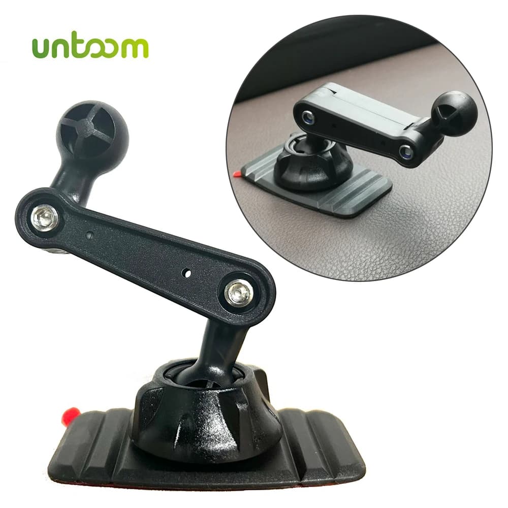 Untoom Base per supporto per telefono per auto con testa a sfera da 17 mm per cruscotto per auto Supporto per cellulare Supporto per telefono cellulare per auto Accessori per staffa GPS
