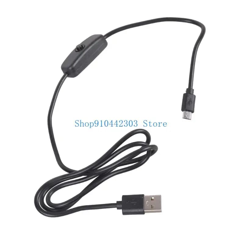 L4MD Ideale per l'ufficio domestico Cavo da USB a USB minuscolo dotato interruttori alimentazione per telefoni