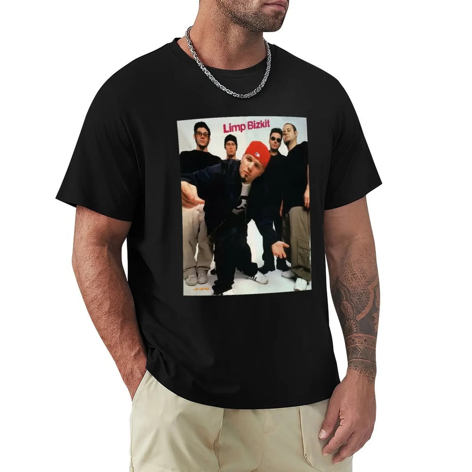 Limp Bizkit T-Shirt Work Short Sleeve Cotton Top