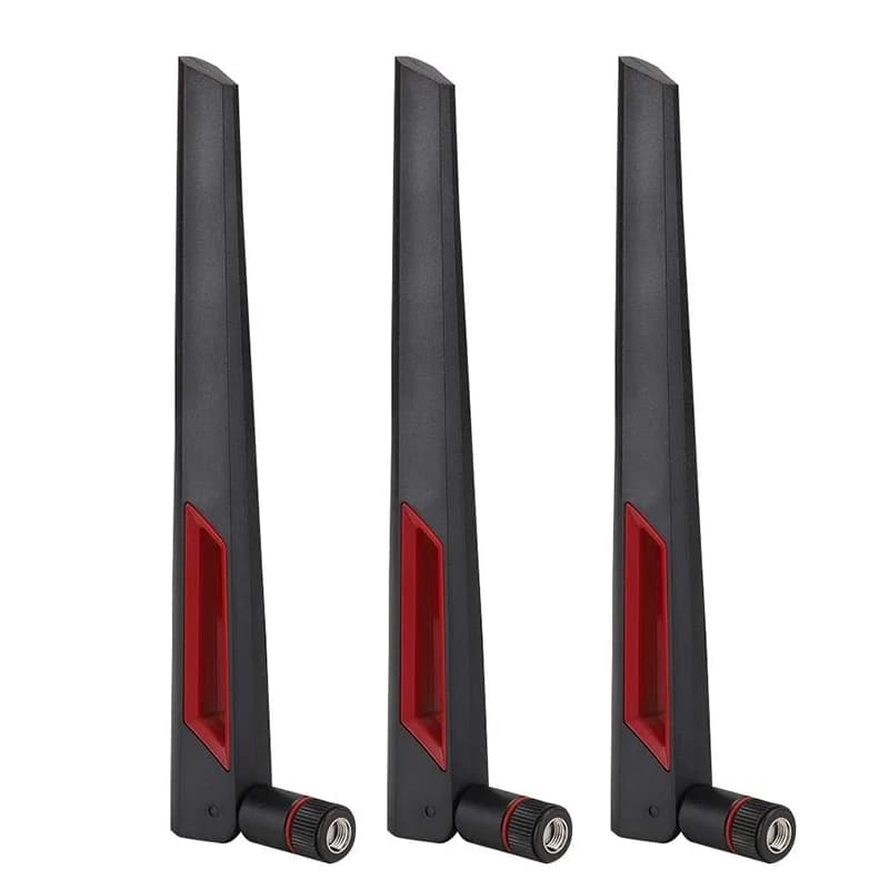 A73T Antenna Router Ad Alto Guadagno SMA 8Dbi 2.4G/5.8G Antenna Dual Band Adattatore Router Wifi Per ASUS AC68U/AC88U/AC66U 3PCS