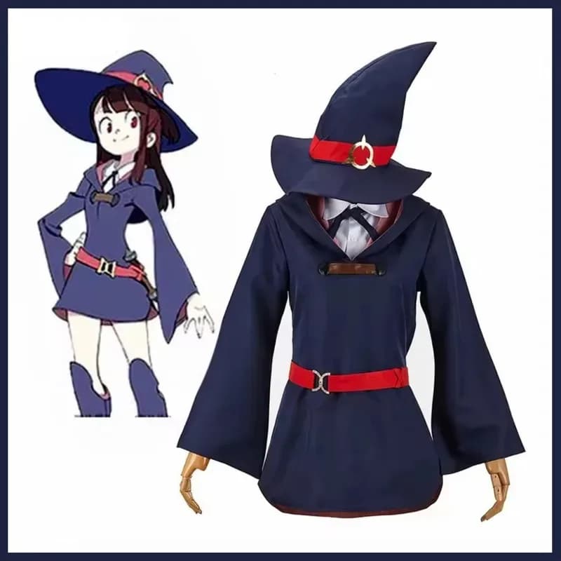 2025 aaaa Personalized Any Plus Size Anime Small Witch Academia Kagari Atsuko Costume Cosplay Uniform Wig School Skirt