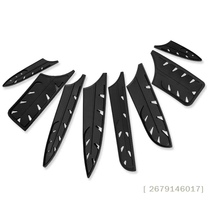 {Summer2} Guaina per coltello da cucina da 3-8 pollici, protezione per coltello in plastica nera, custodia con protezione per le bordi, accessorio da cucina〔YY26〕