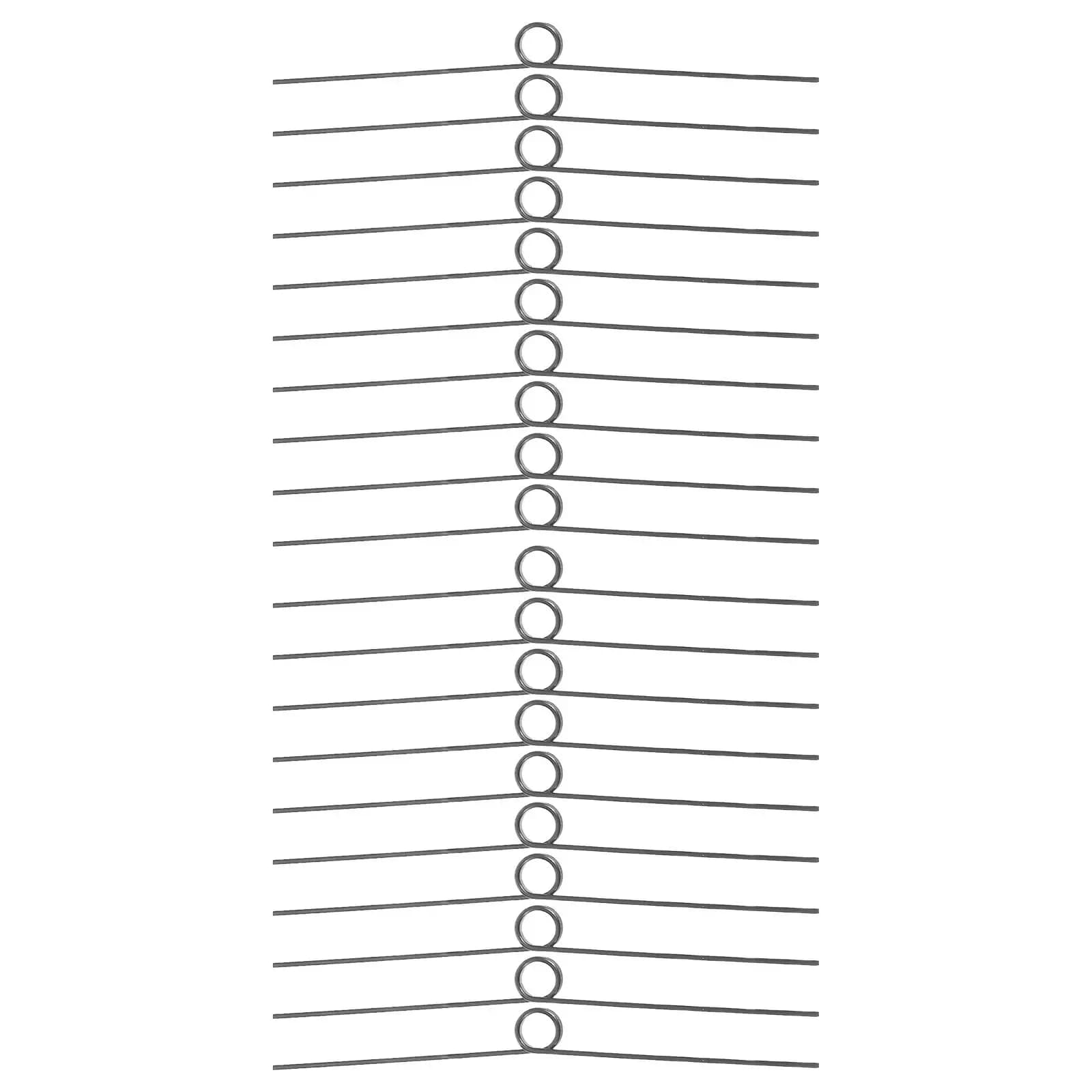 20Pcs Heavy Duty Stainless Steel Torsional Spring for Trash Can Lids Adjustable Metal Lid Support Spring Replacement Kit