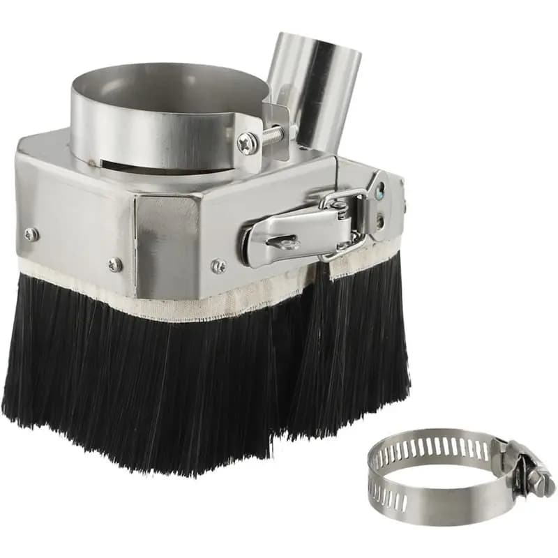 Aspiratore per fresatrice AA73 con spazzola antipolvere a doppia porta per router CNC