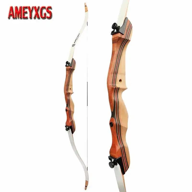 Youth Bow Archery arco ricurvo 10-20lbs mano destra 48/54 pollici arco in laminato d'acero per adulti inizia l'allenamento pratica del bersaglio