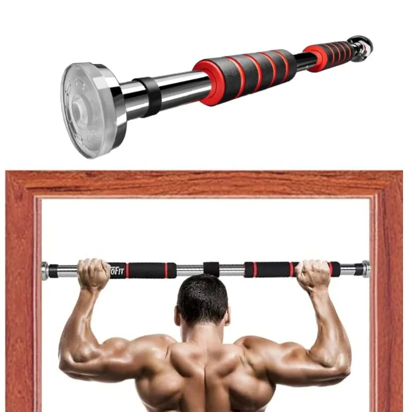 Telescopic Doorway Pull Up Bar Non-Slip Chin-Up Fitness Equipment Adjustable Home Gym Strength Training Heavy Duty For Men Women