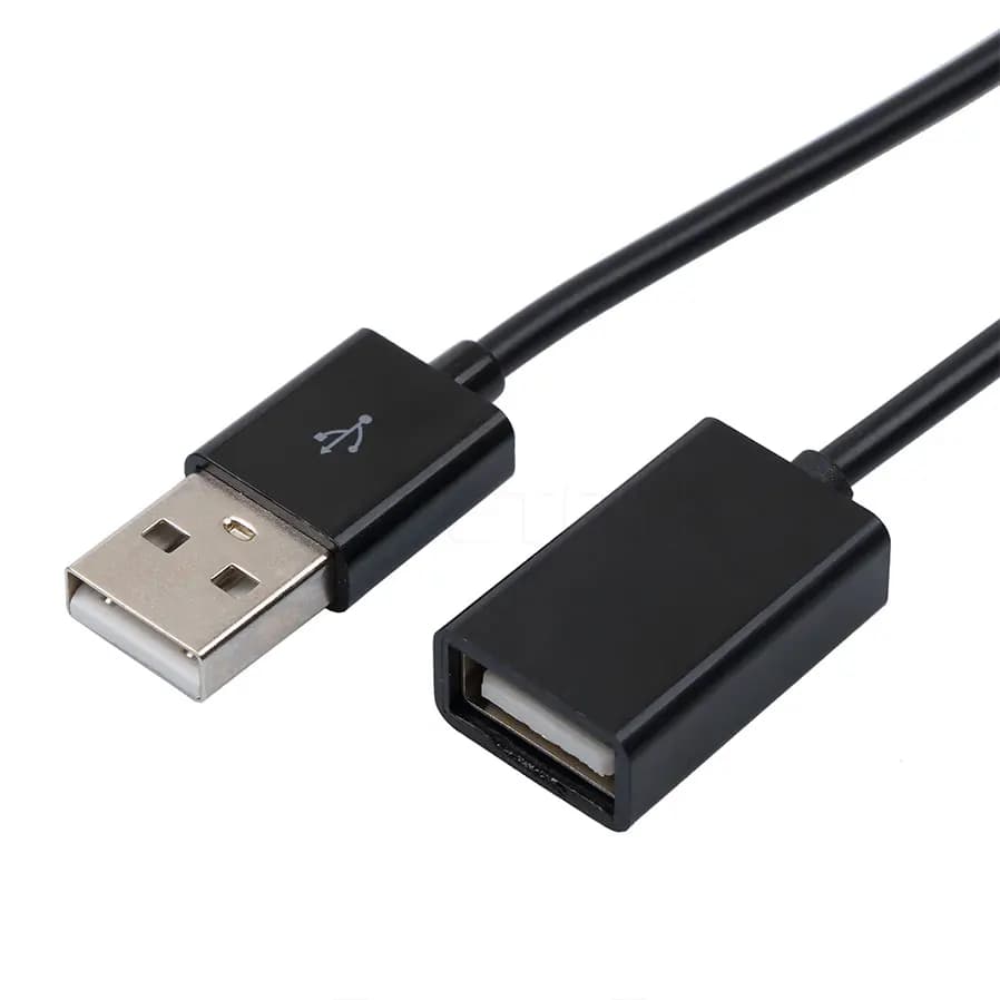 Cavo di prolunga USB da 1 m Adattatore connettore USB maschio a USB femmina Cavo di sincronizzazione dati Cavo per PC Tablet Computer portatile