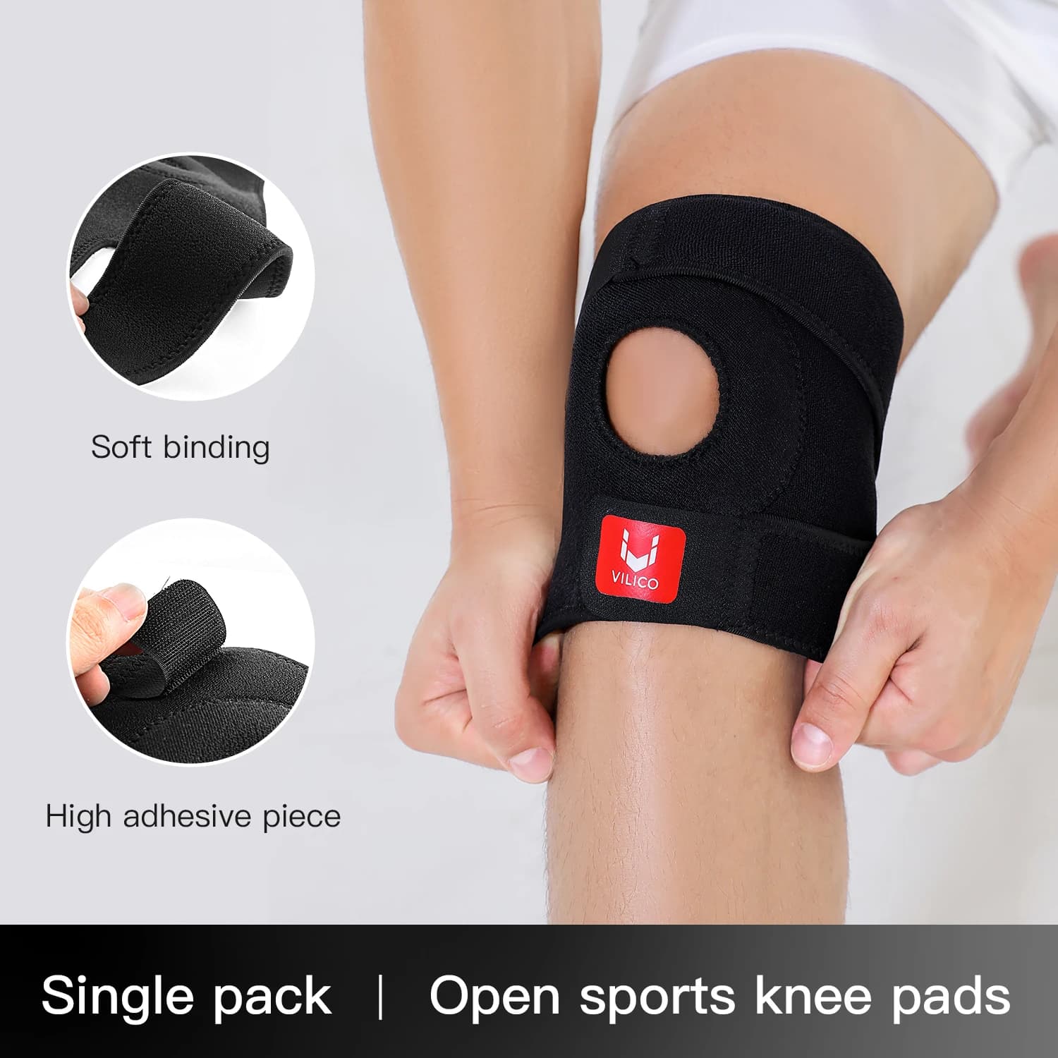 2 pieces elastic knee support adjustable knee brace knee brace knee brace for sports knee brace safety strap for dance run