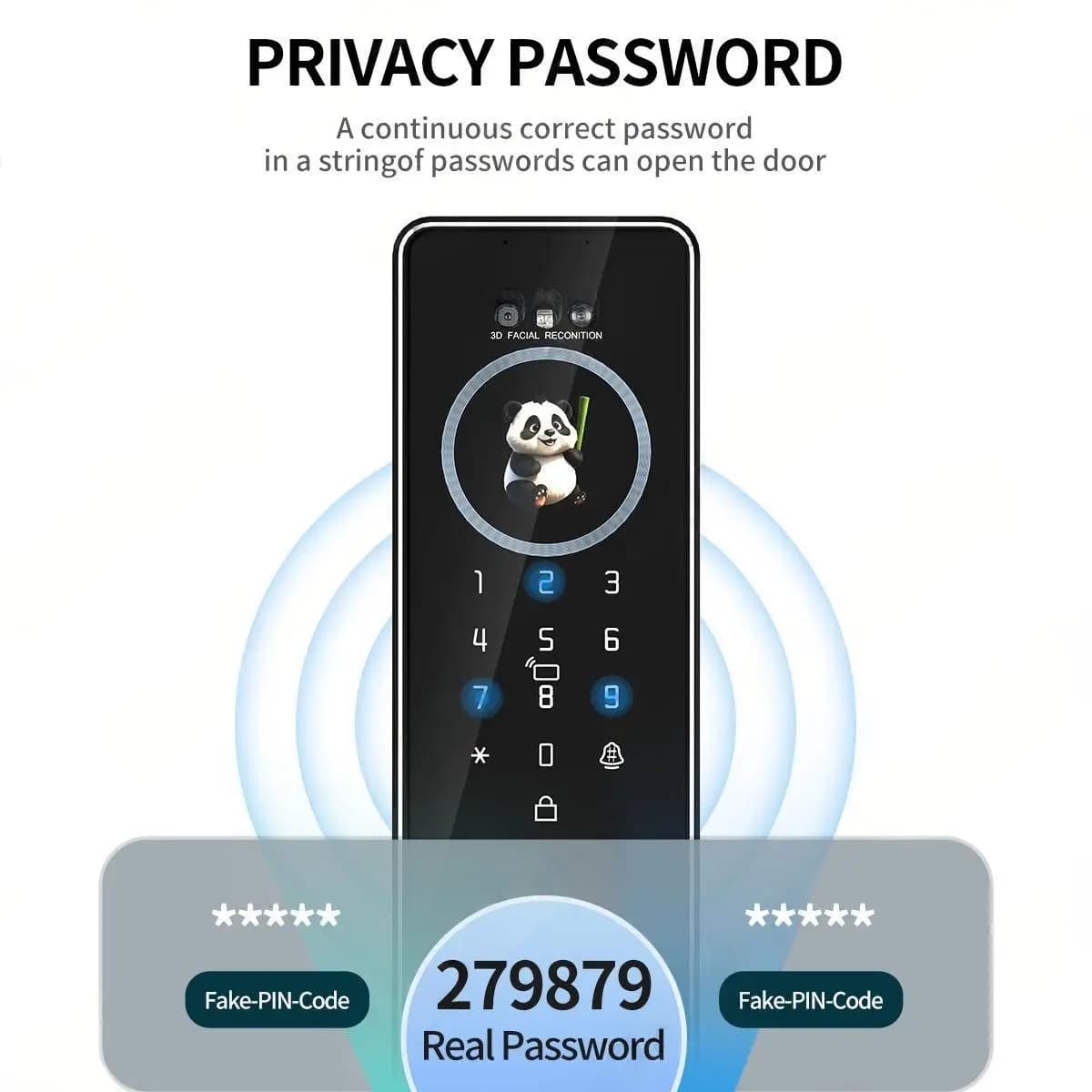 3D Face Ai Smart Voice Interaction Door Lock Wifi Fingerprint Cerradura Inteligente Digital Door Lock With Camera for Home