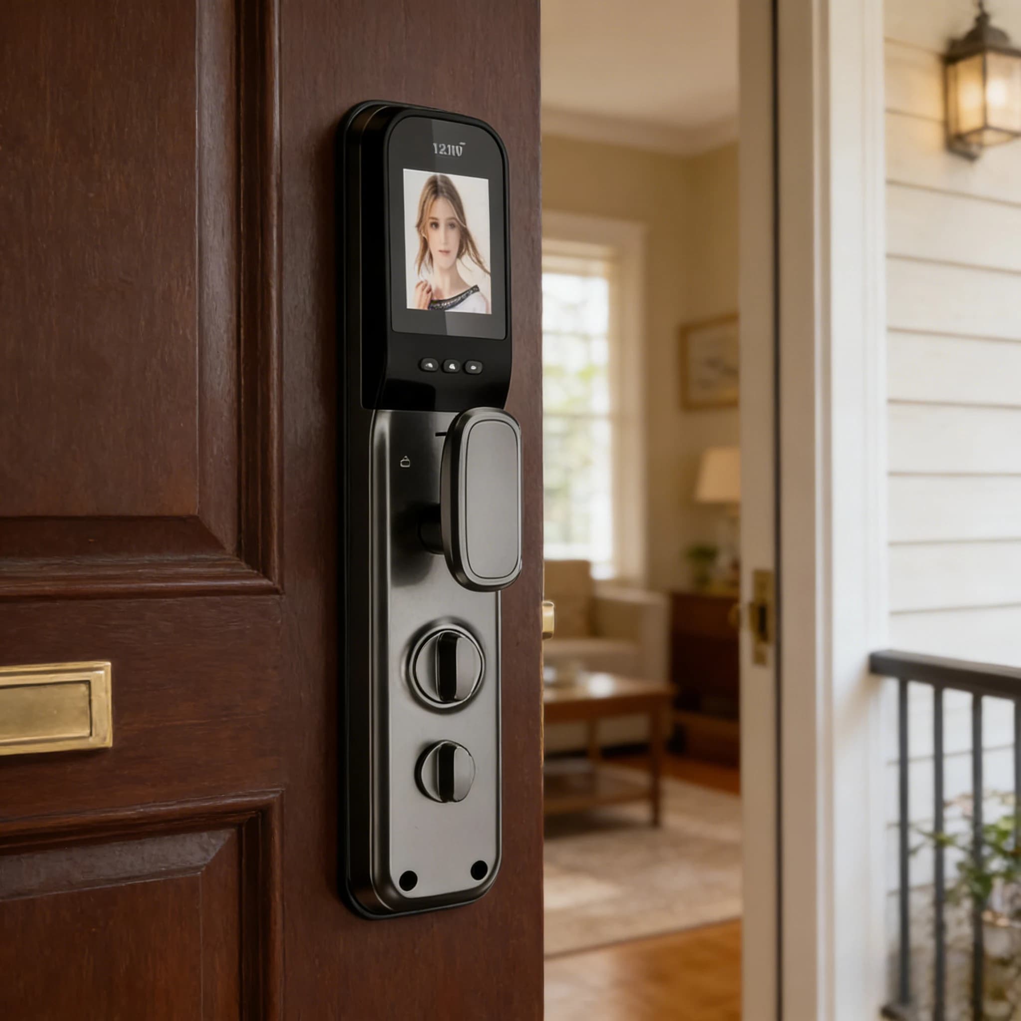 HX5 Smart Lock with 3D Facial Recognition, WiFi, Camera and RFID Reader for Home Security