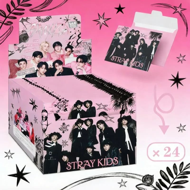 STRAYKIDS Street Children SKZOO KPOP Series Star Card Random 5+1 Surprise Blind Box Album Photo Card LOMO Card Greeting Card Gif
