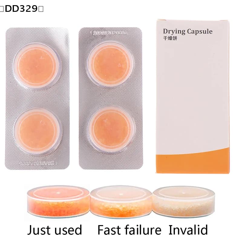 4 capsule essiccanti per apparecchi acustici, deumidificatore e pallet di asciugatura per BTE [DD329]