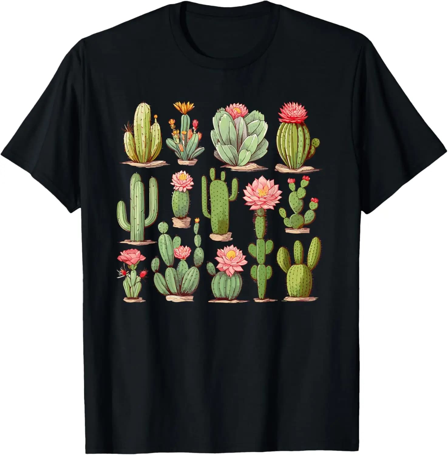 Cactus Lover Gardener Serape Cactus per uomo donna T-shirt stampa design originale regali magliette Y2k manica corta Ropa Hombre