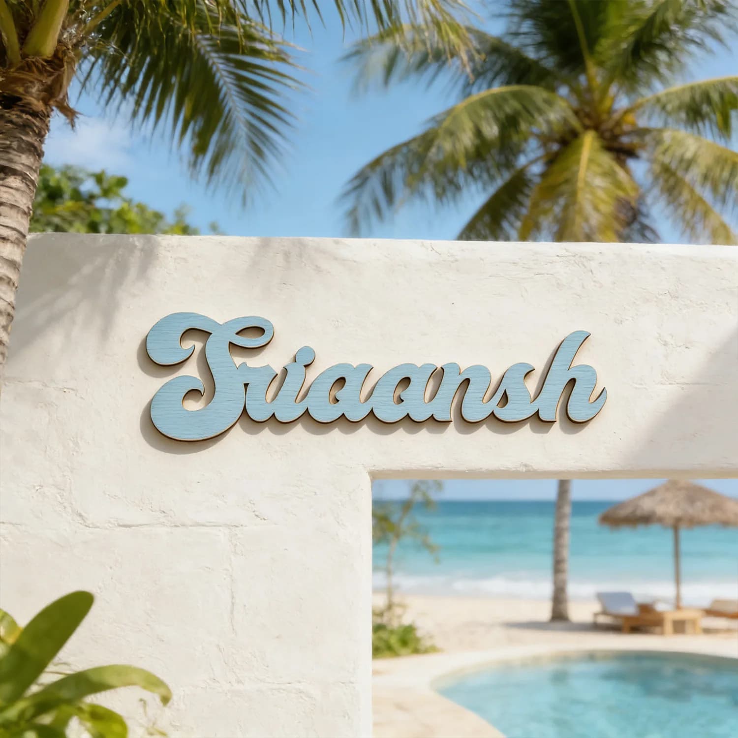 1pc Wooden custom decoration surname brand Customizable letters or names, Baby room decoration, customized gifts