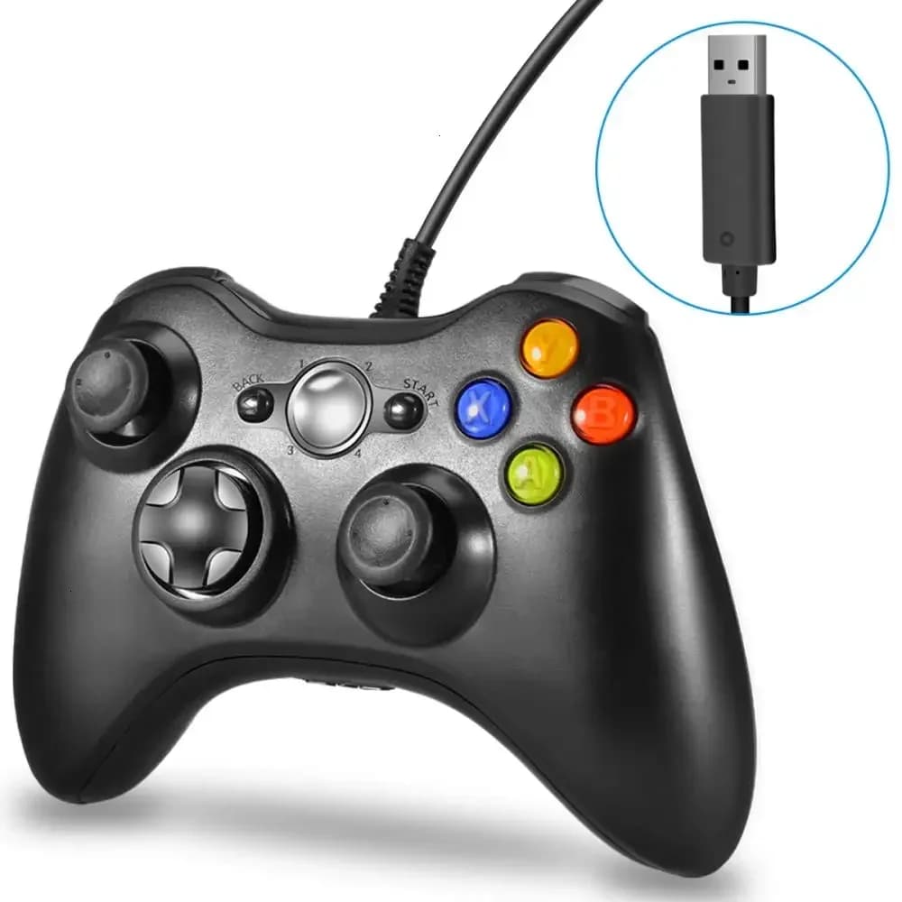Gamepad per Microsoft Xboxes 360 Controller Joystick cablato Joy Pad Controller gamer USB per console Xboxes 360 e PC